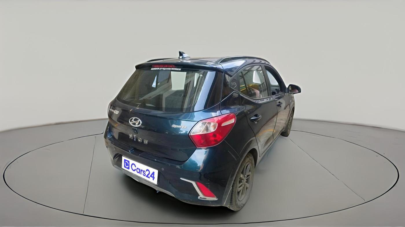 2021 Hyundai GRAND I10 NIOS SPORTZ AMT 1.2 KAPPA VTVT, Petrol, Automatic, 34,829 km, exterior