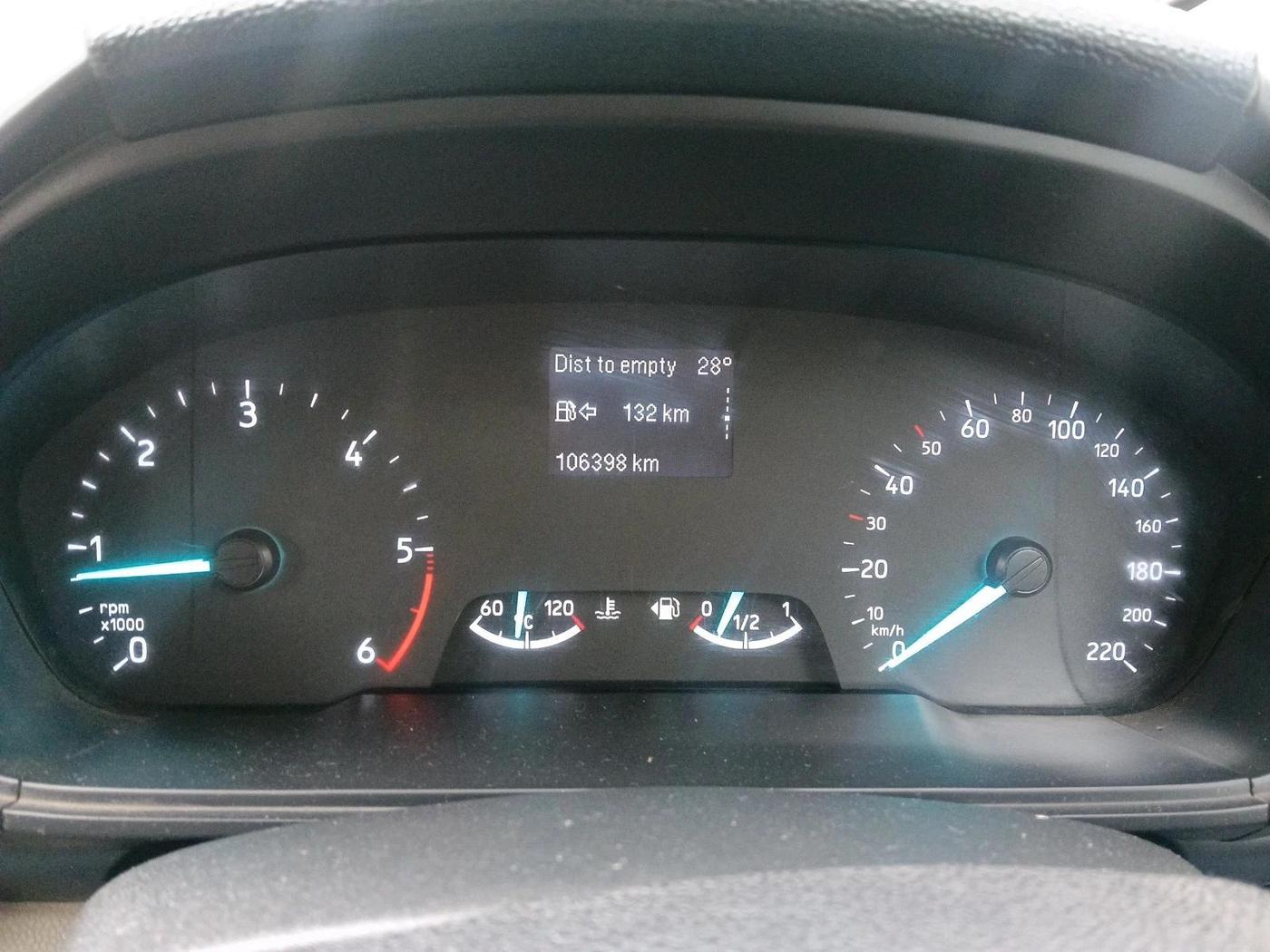 2020 Ford Ecosport TREND 1.5L DIESEL, Diesel, Manual, 1,06,398 km, interior