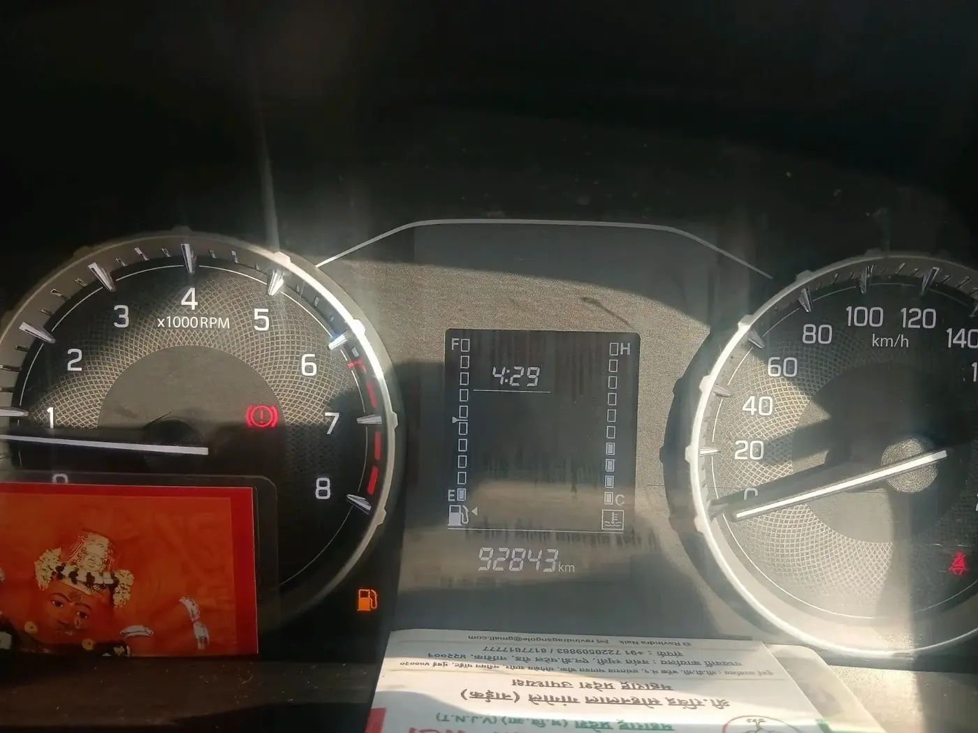2024 Maruti BREZZA LXI, Petrol, Manual, 92,843 km, interior