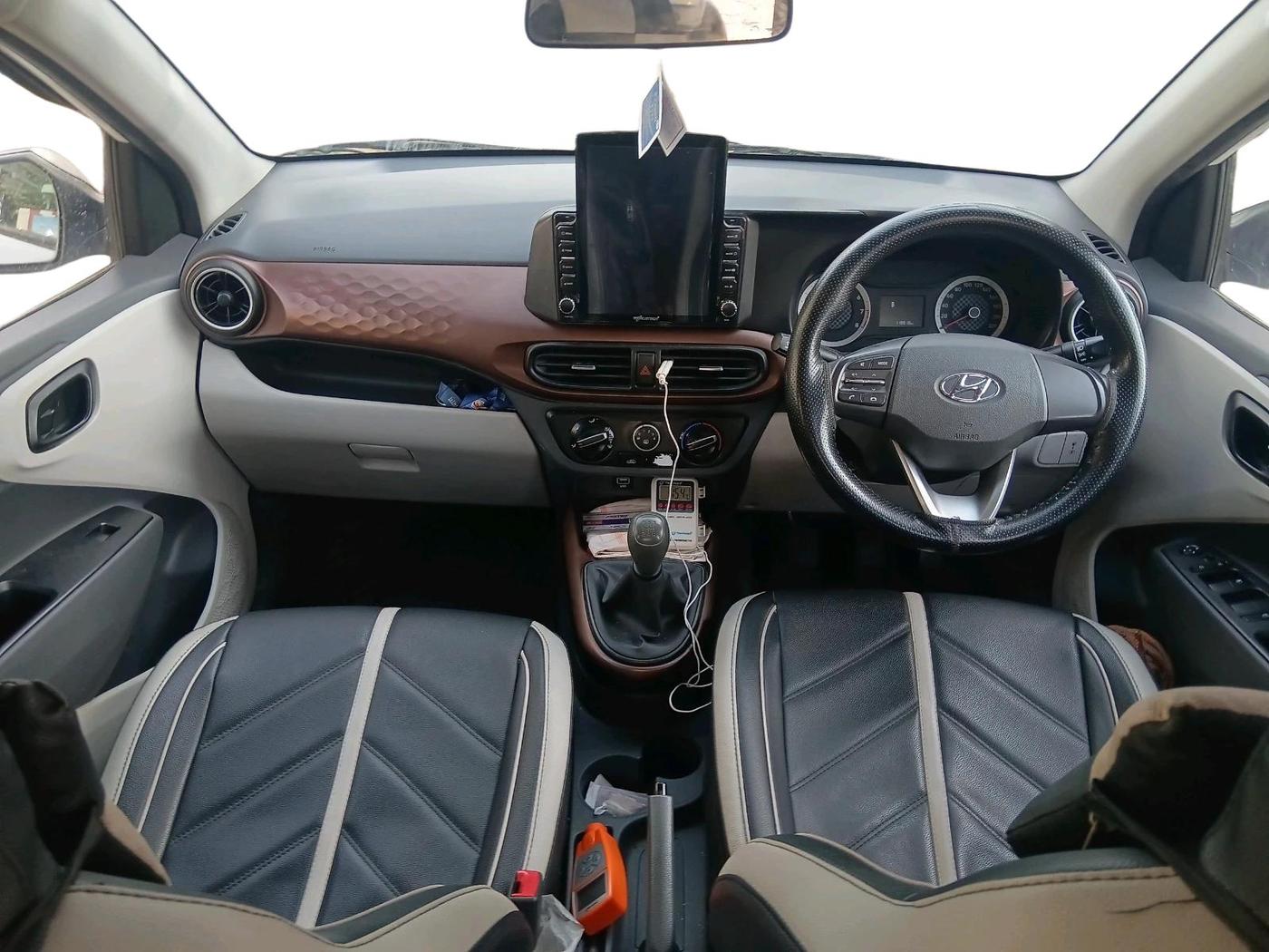 2021 Hyundai AURA S 1.2 CNG, CNG, Manual, 1,19,818 km, interior