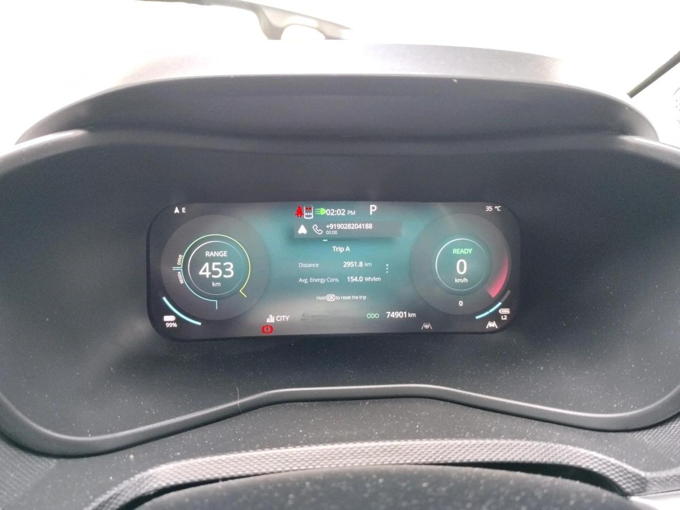 2024 Tata Curvv EV Empowered Plus A 55, Electric, Automatic, 74,901 km, interior