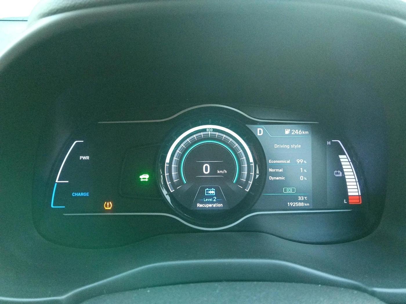 2019 Hyundai KONA ELECTRIC PREMIUM, Electric, Automatic, 1,92,588 km, interior