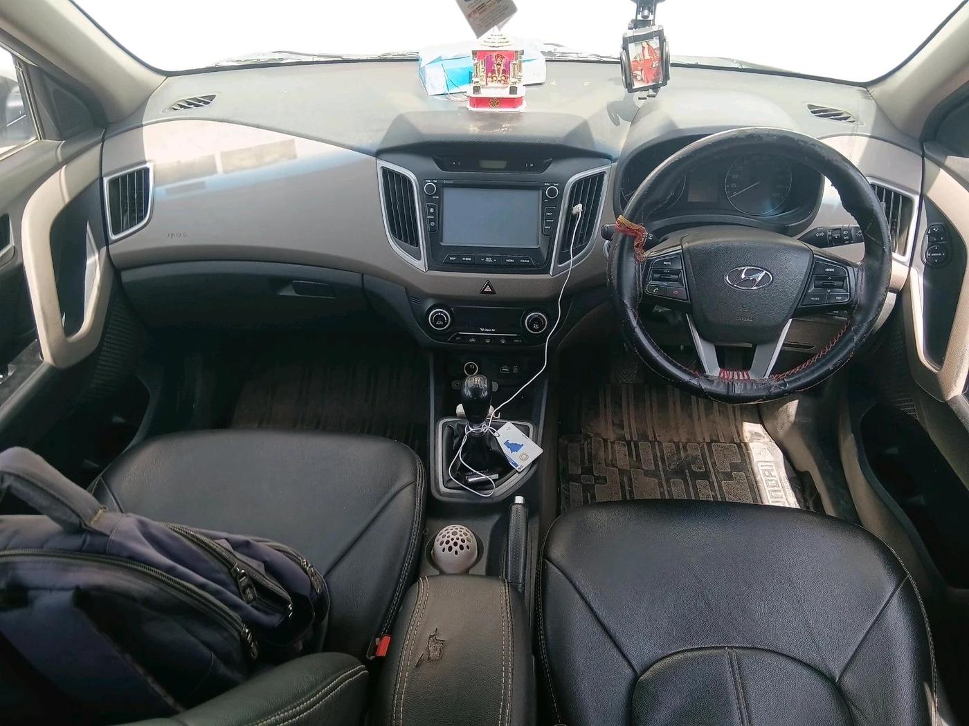 2016 Hyundai Creta SX PLUS 1.6 PETROL, CNG, Manual, 1,74,766 km, interior