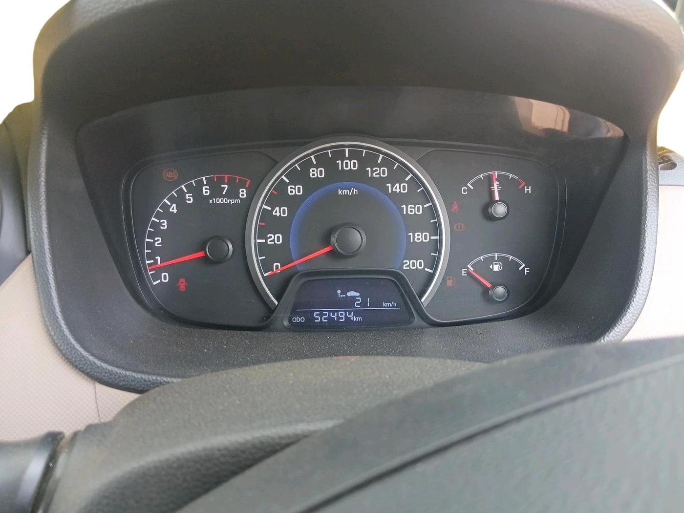 2014 Hyundai Grand i10 ASTA (O) 1.2 KAPPA VTVT, Petrol, Manual, 52,494 km, interior