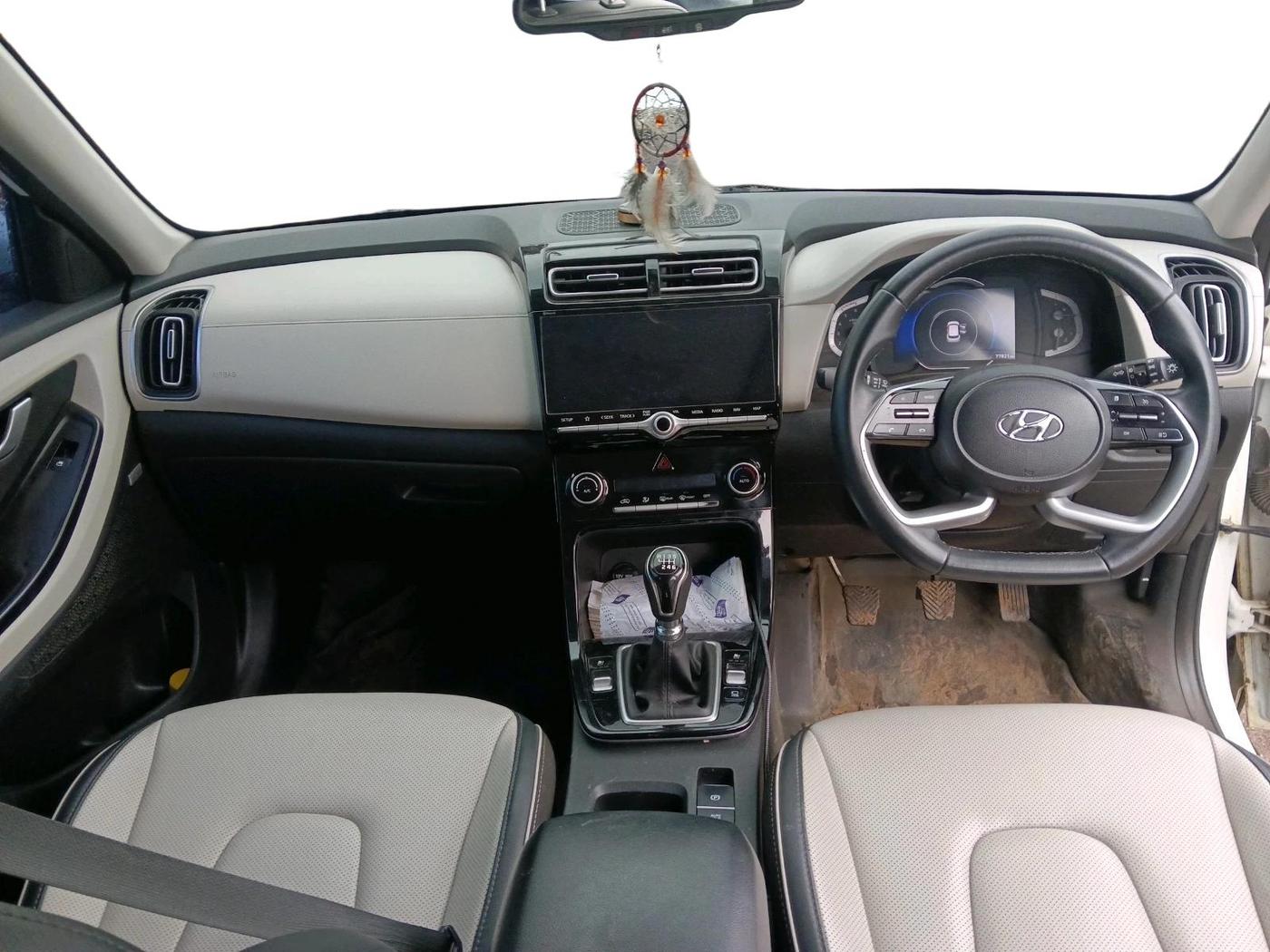2022 Hyundai Creta SX (O) 1.5 DIESEL, Diesel, Manual, 77,821 km, interior