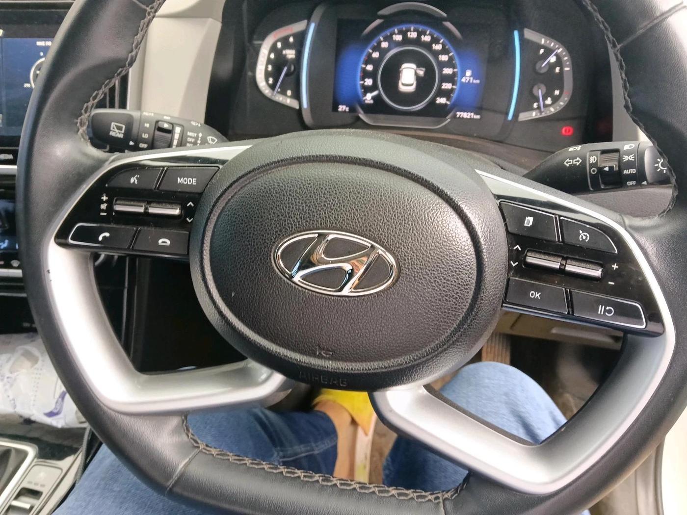 2022 Hyundai Creta SX (O) 1.5 DIESEL, Diesel, Manual, 77,821 km, interior