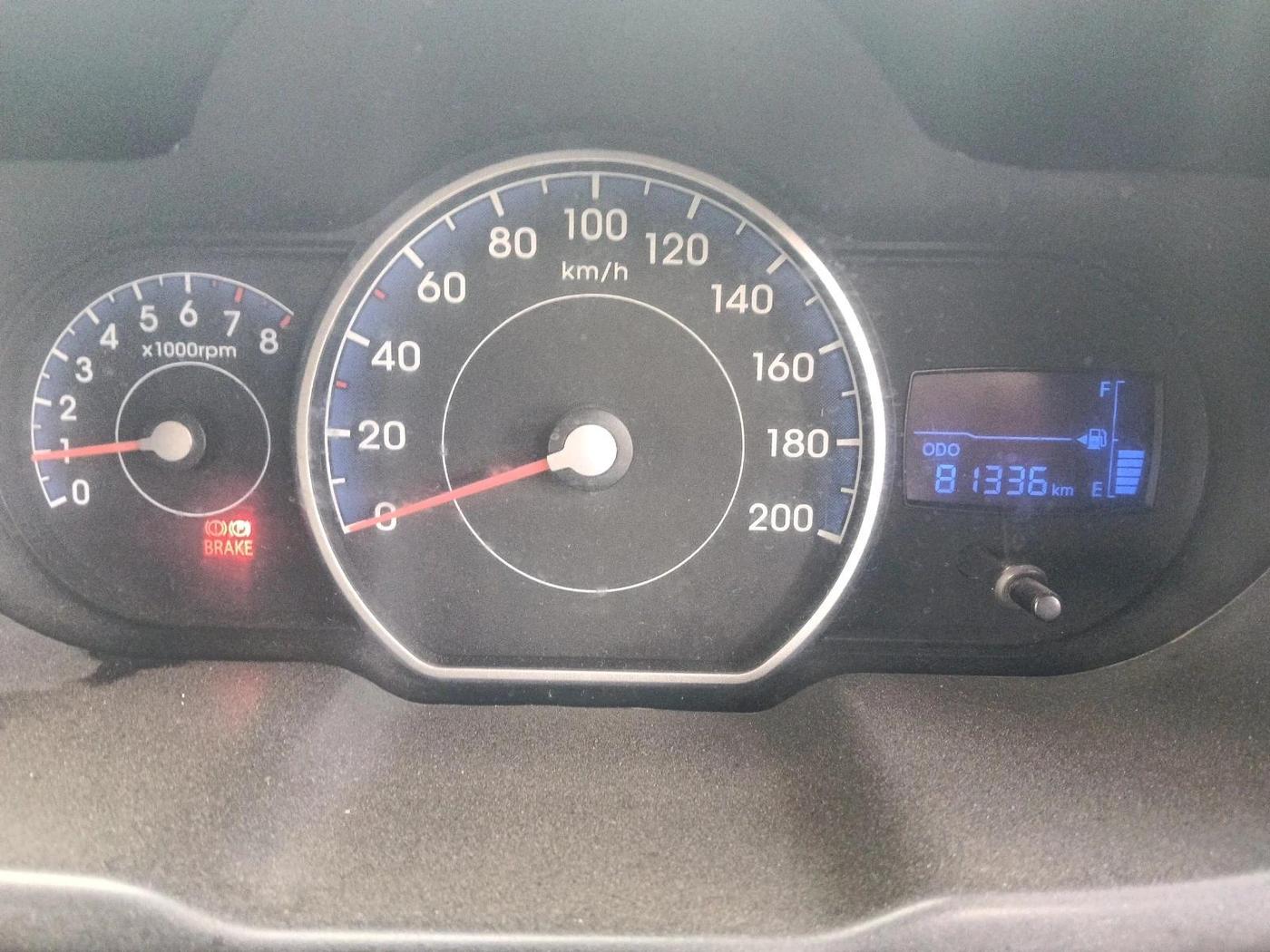 2013 Hyundai i10 MAGNA 1.2, Petrol, Manual, 81,336 km, interior