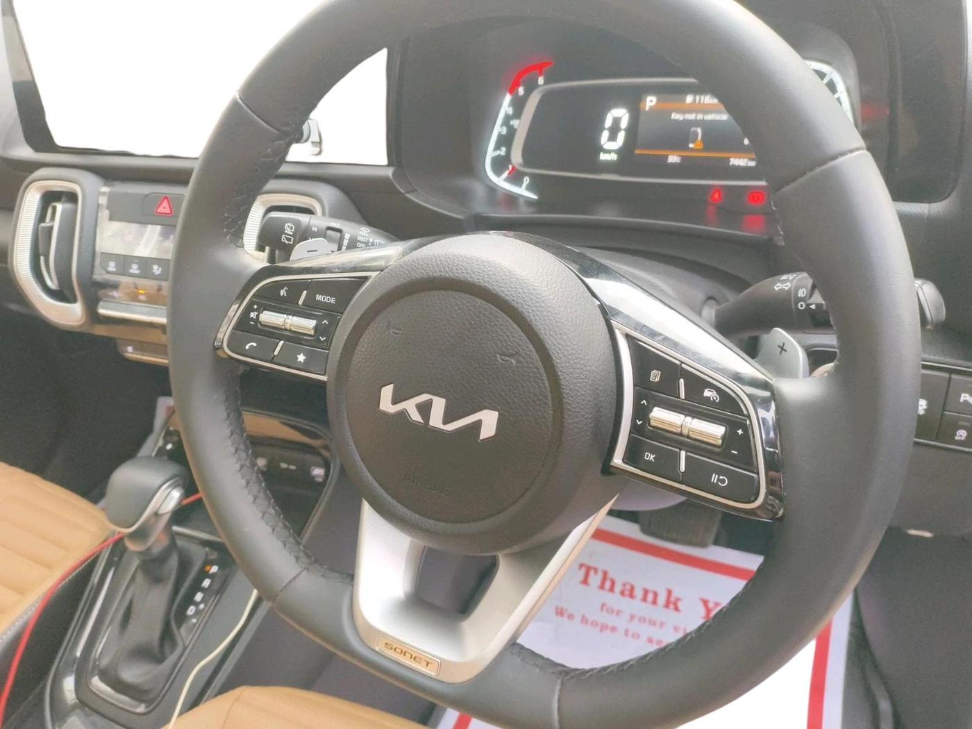 2025 KIA SONET HTX 1.5 AT, Diesel, Automatic, 7,442 km, interior