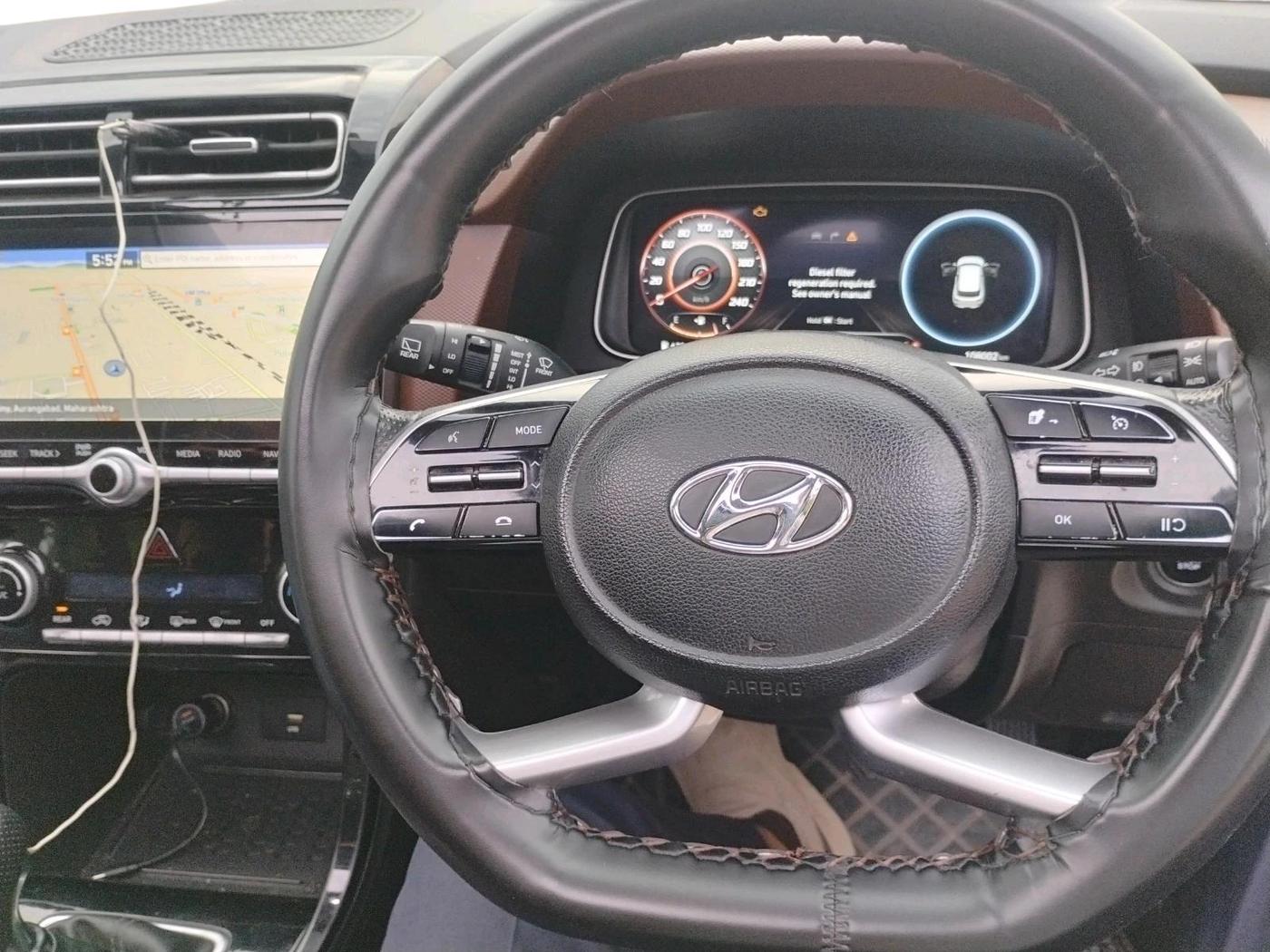 2022 Hyundai ALCAZAR PLATINUM 1.5 MT 7STR, Diesel, Manual, 1,08,002 km, interior