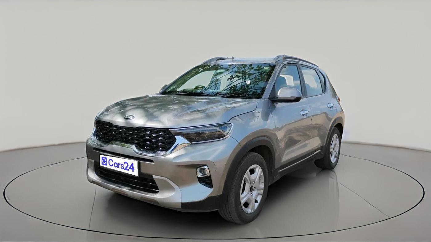 2021 KIA SONET HTX 1.5, Diesel, Manual, 1,09,527 km, exterior