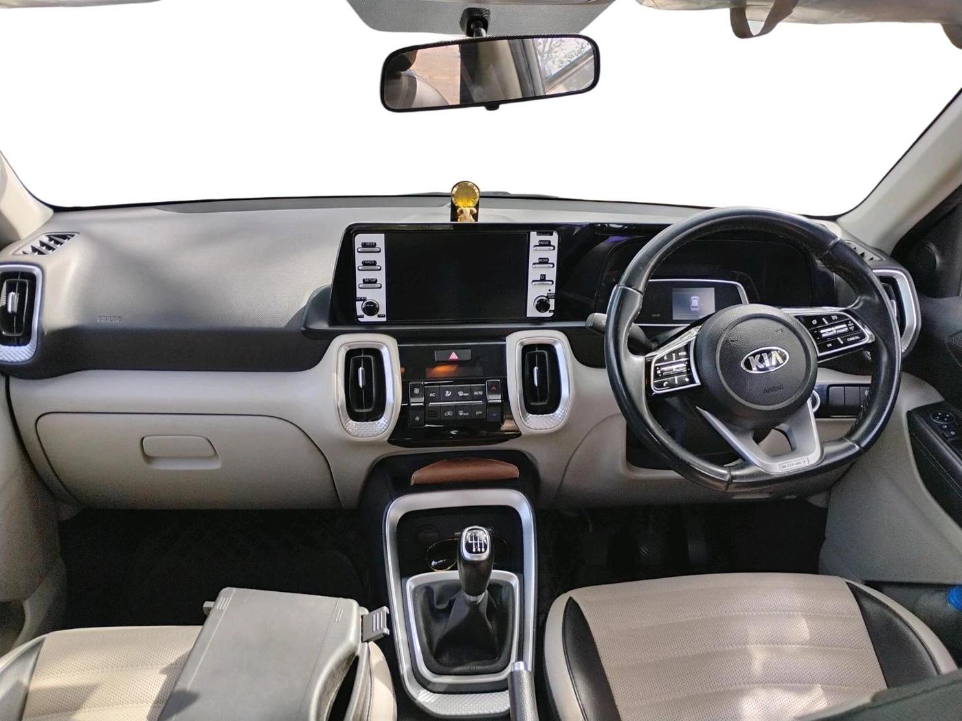 2021 KIA SONET HTX 1.5, Diesel, Manual, 1,09,527 km, interior