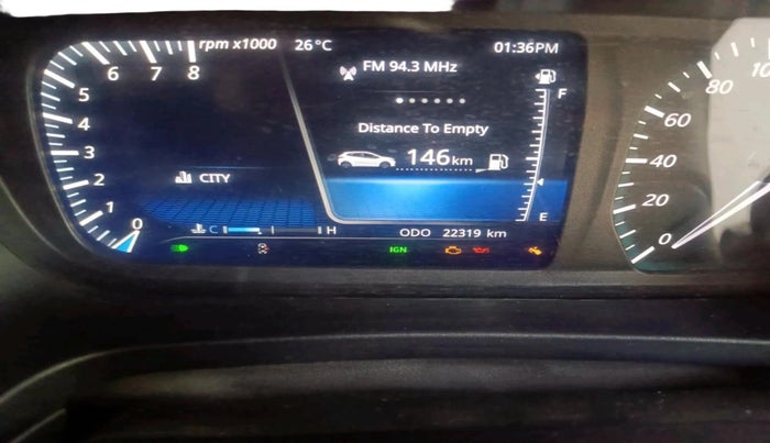 2021 Tata ALTROZ XZ PLUS I-TURBO PETROL, Petrol, Manual, 22,319 km, interior