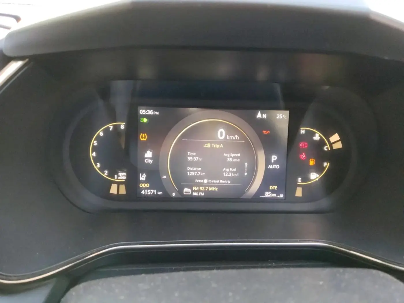 2023 Tata Safari XZA PLUS O ADVENTURE 7STR, Diesel, Automatic, 41,571 km, interior