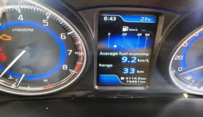 2017 Maruti Baleno DELTA PETROL 1.2, Petrol, Manual, 76,881 km, interior