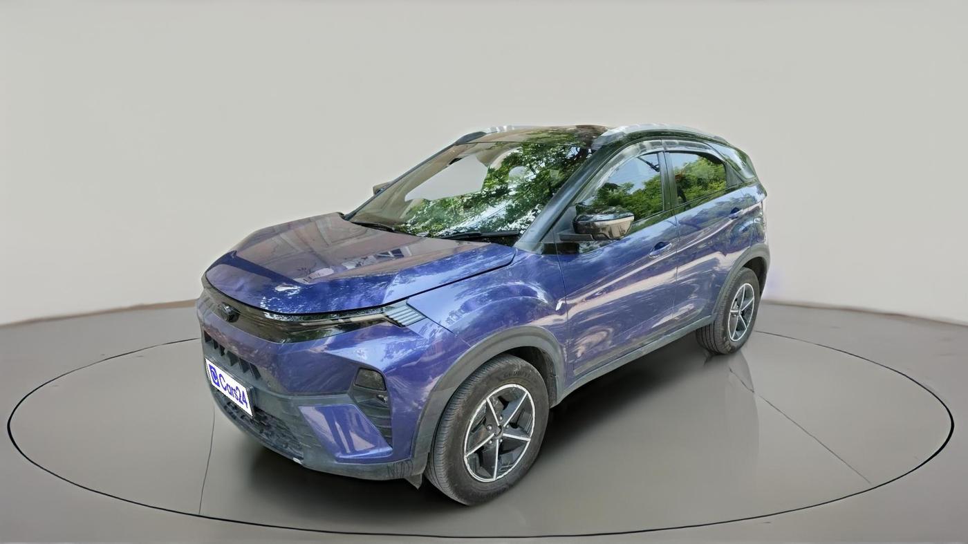 2023 Tata NEXON FEARLESS PURPLE + SUNROOF DCA DUAL TONE 1.2 PETROL, Petrol, Automatic, 56,233 km, exterior
