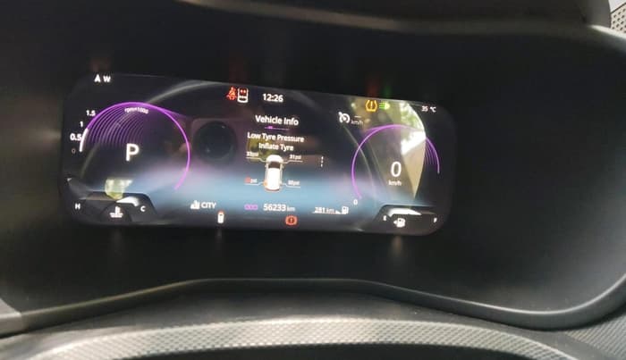2023 Tata NEXON FEARLESS PURPLE + SUNROOF DCA DUAL TONE 1.2 PETROL, Petrol, Automatic, 56,233 km, interior