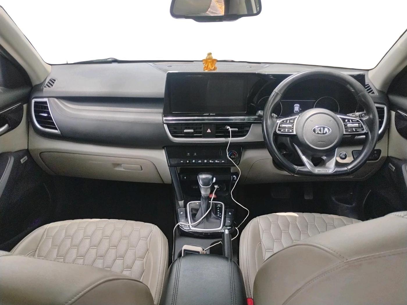 2019 KIA SELTOS HTX PLUS AT1.5 DIESEL, Diesel, Automatic, 1,41,046 km, interior