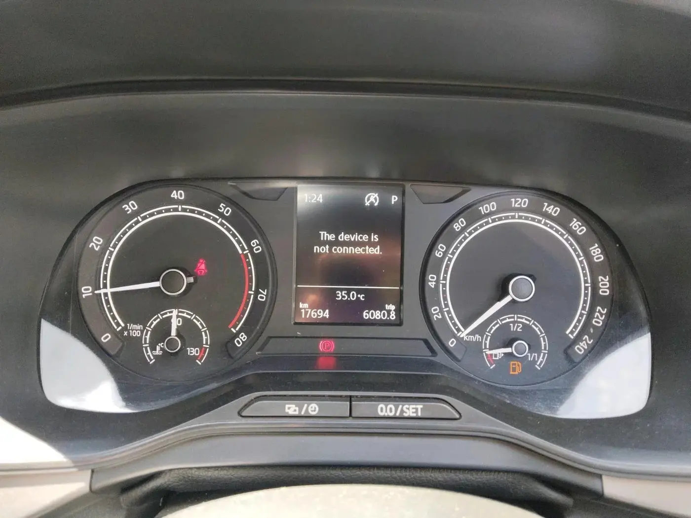 2025 Skoda KUSHAQ AMBITION 1.0L TSI AT, Petrol, Automatic, 17,694 km, interior