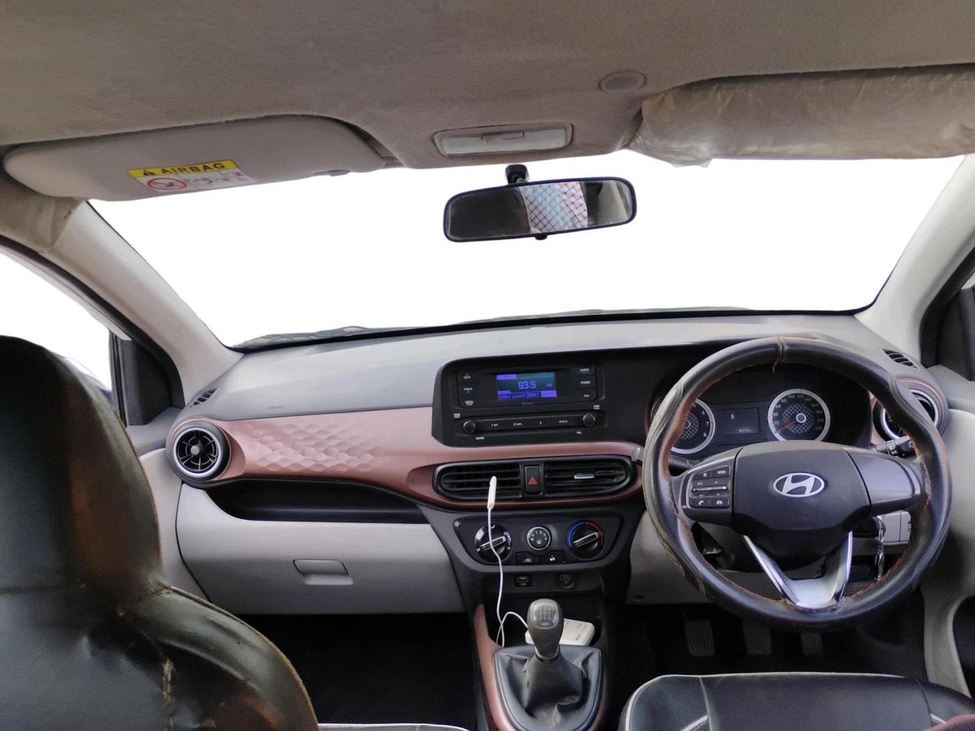 2022 Hyundai AURA S 1.2 CNG, CNG, Manual, 90,293 km, interior