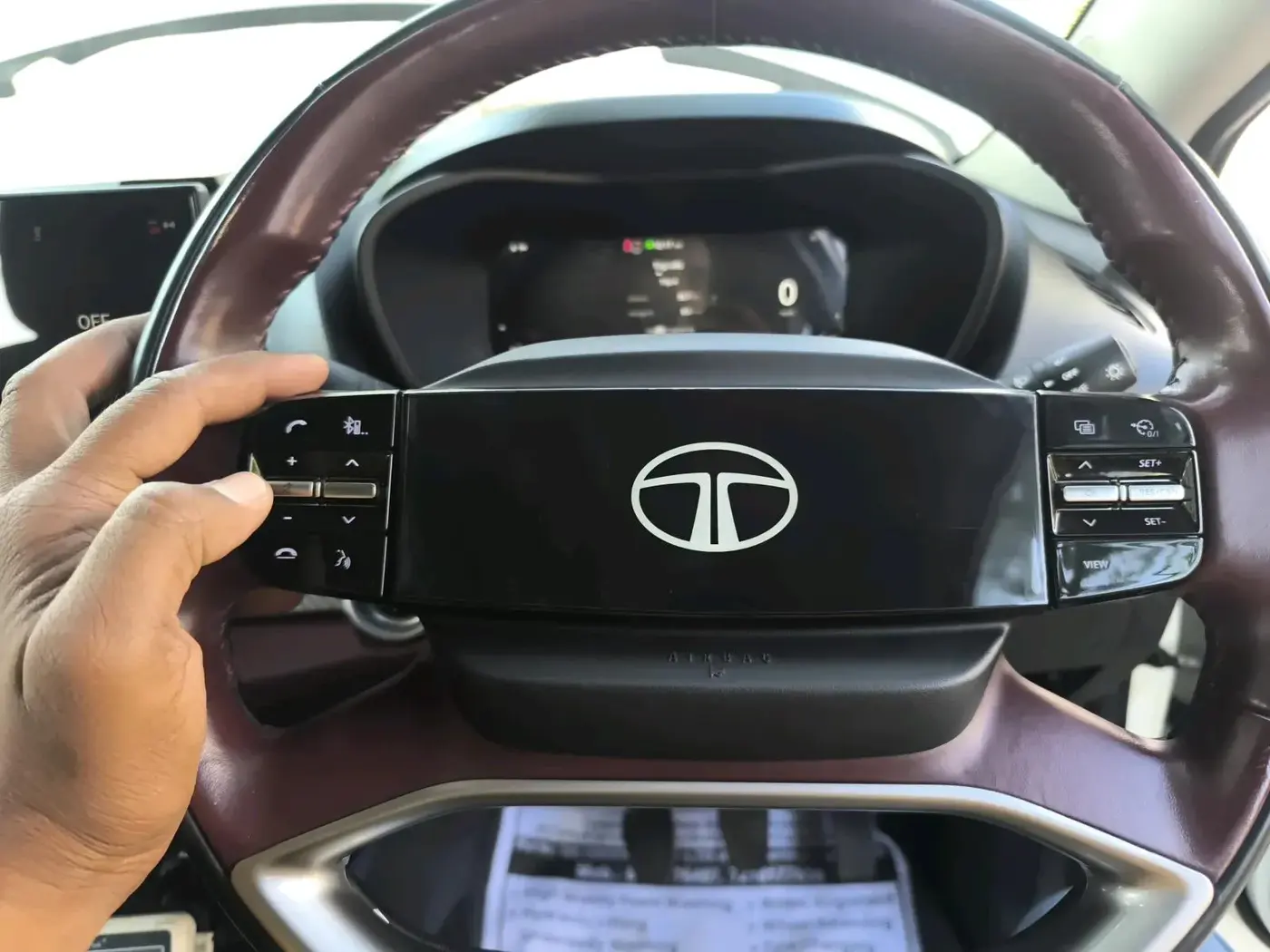 2024 Tata Curvv Accomplished S 1.2 Petrol 6MT, Petrol, Manual, 25,629 km, interior