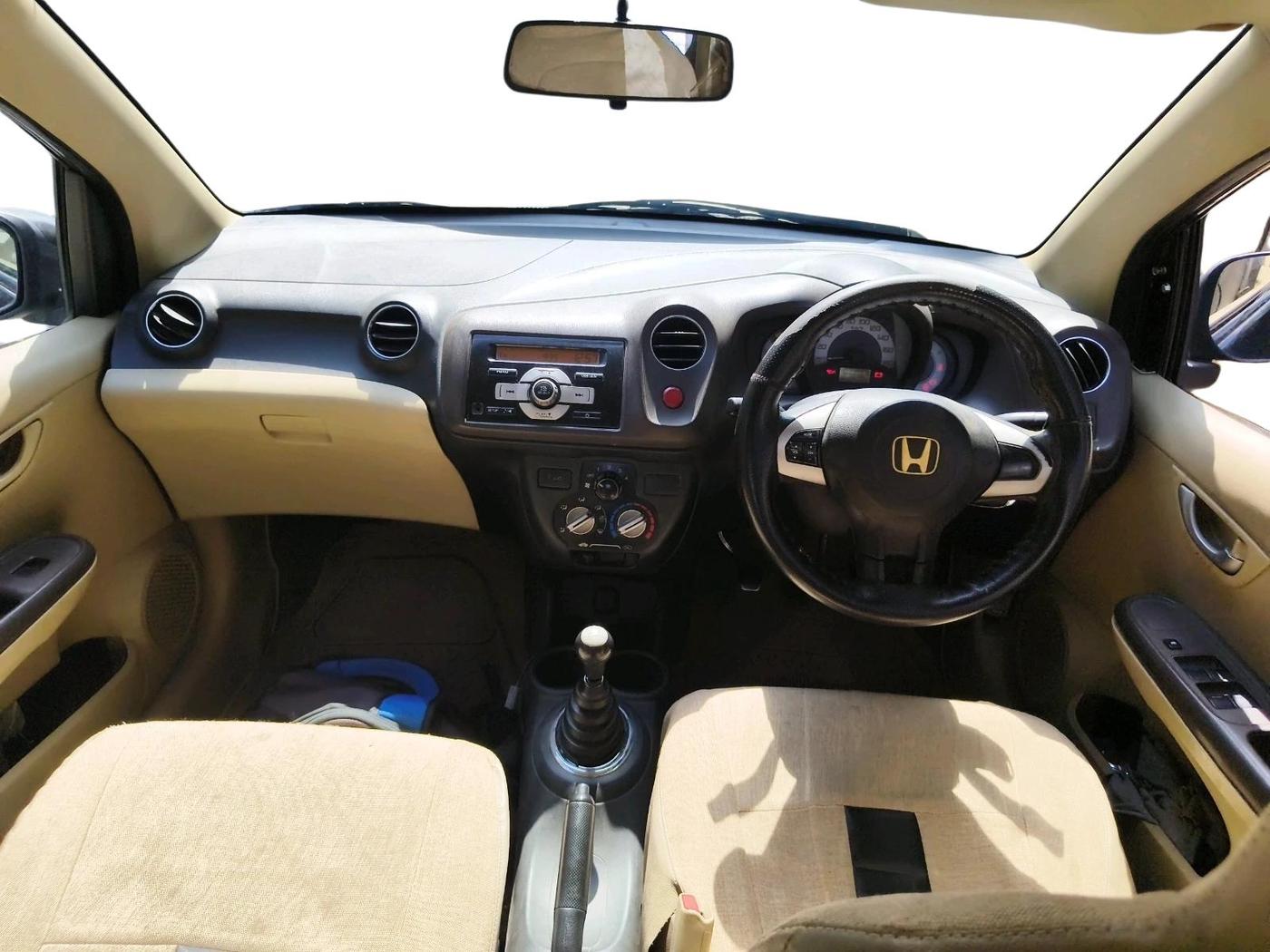 2012 Honda Brio S MT, Petrol, Manual, 1,01,343 km, interior