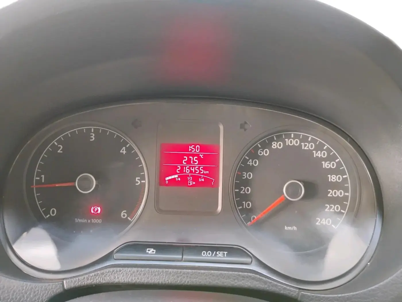 2012 Volkswagen Polo HIGHLINE DIESEL, Diesel, Manual, 2,16,455 km, interior
