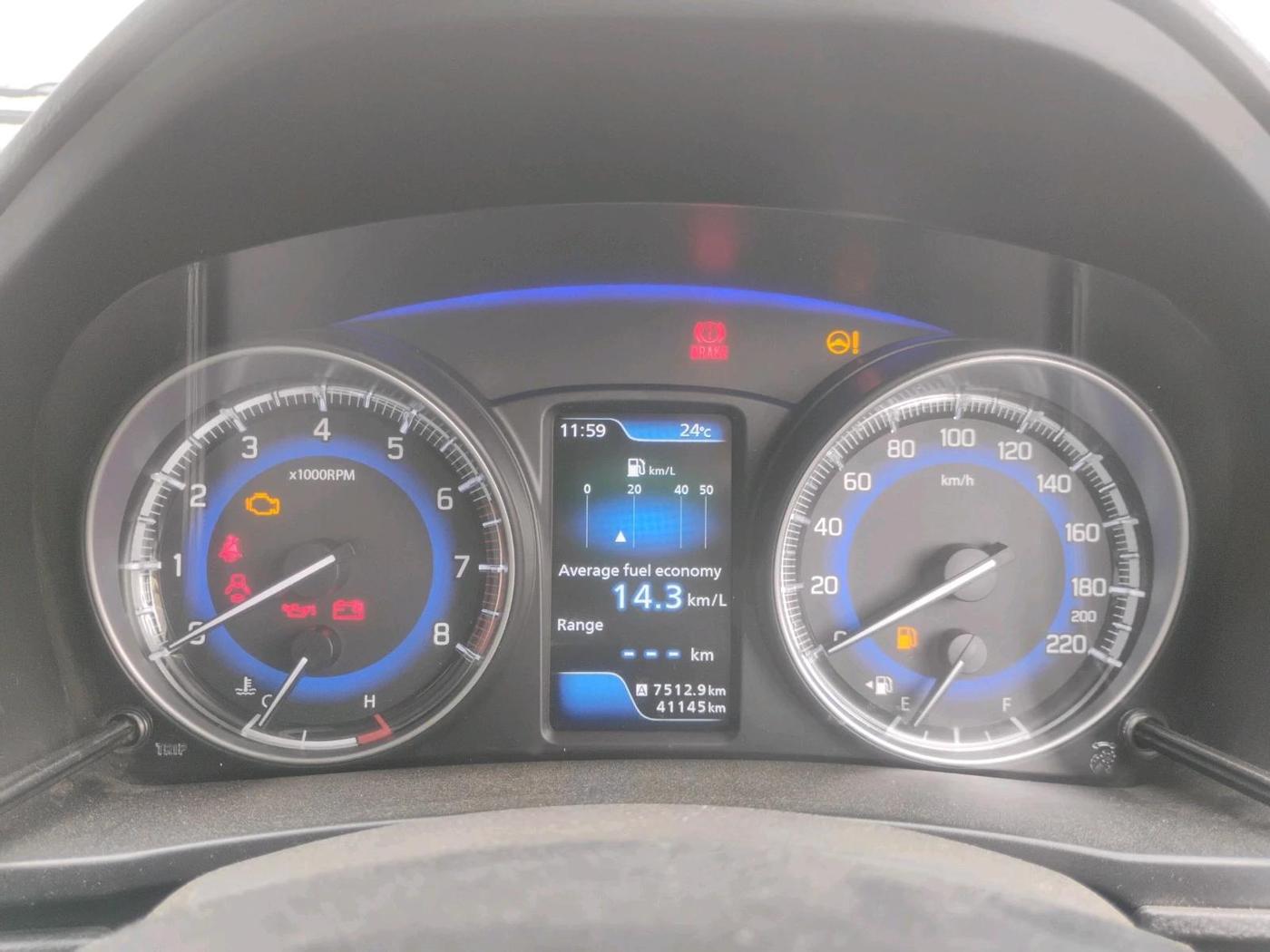 2021 Toyota Glanza G, Petrol, Manual, 41,145 km, interior