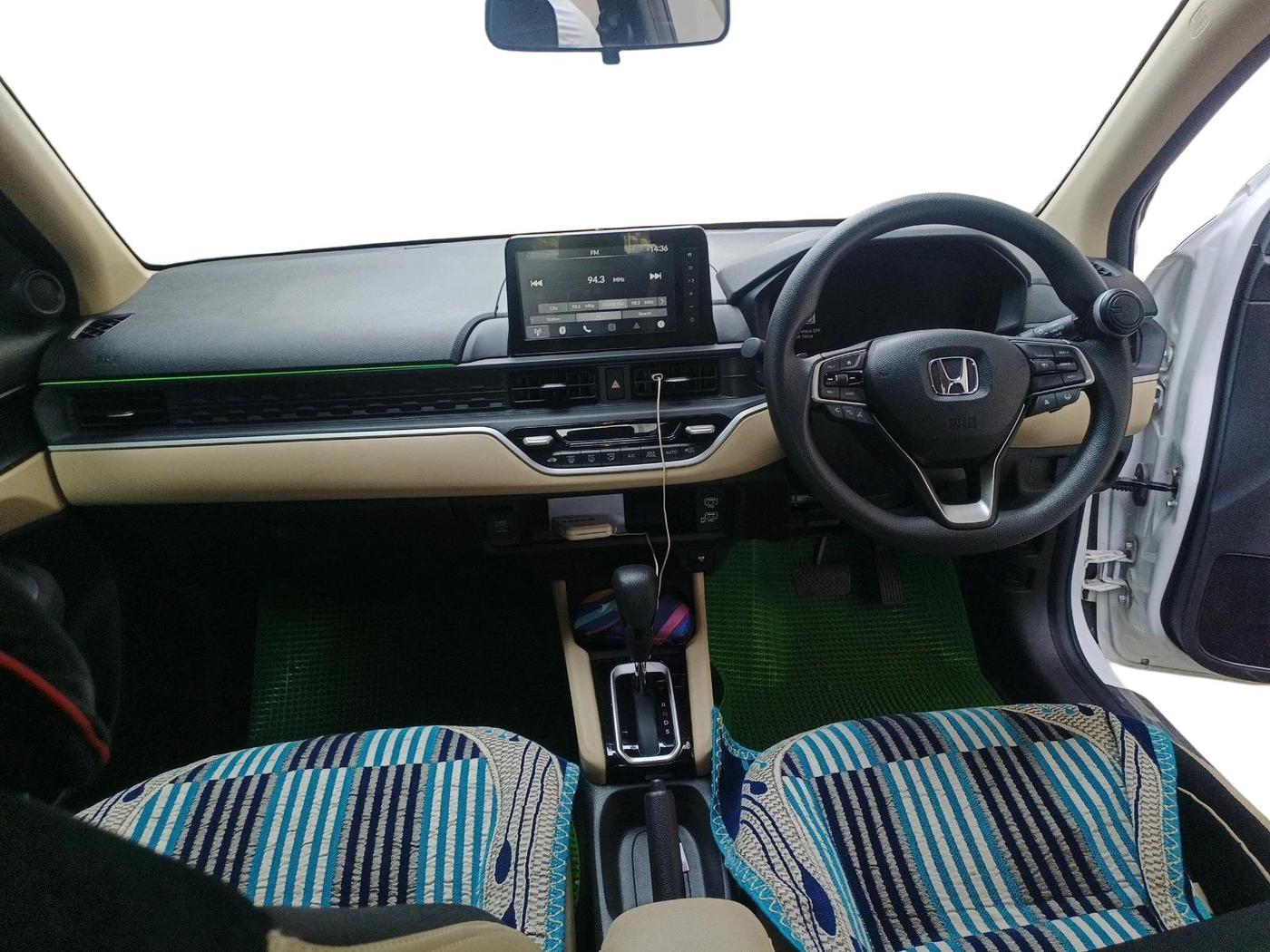 2026 Honda Amaze ZX 1.2 Petrol CVT, Petrol, Automatic, 3,447 km, interior
