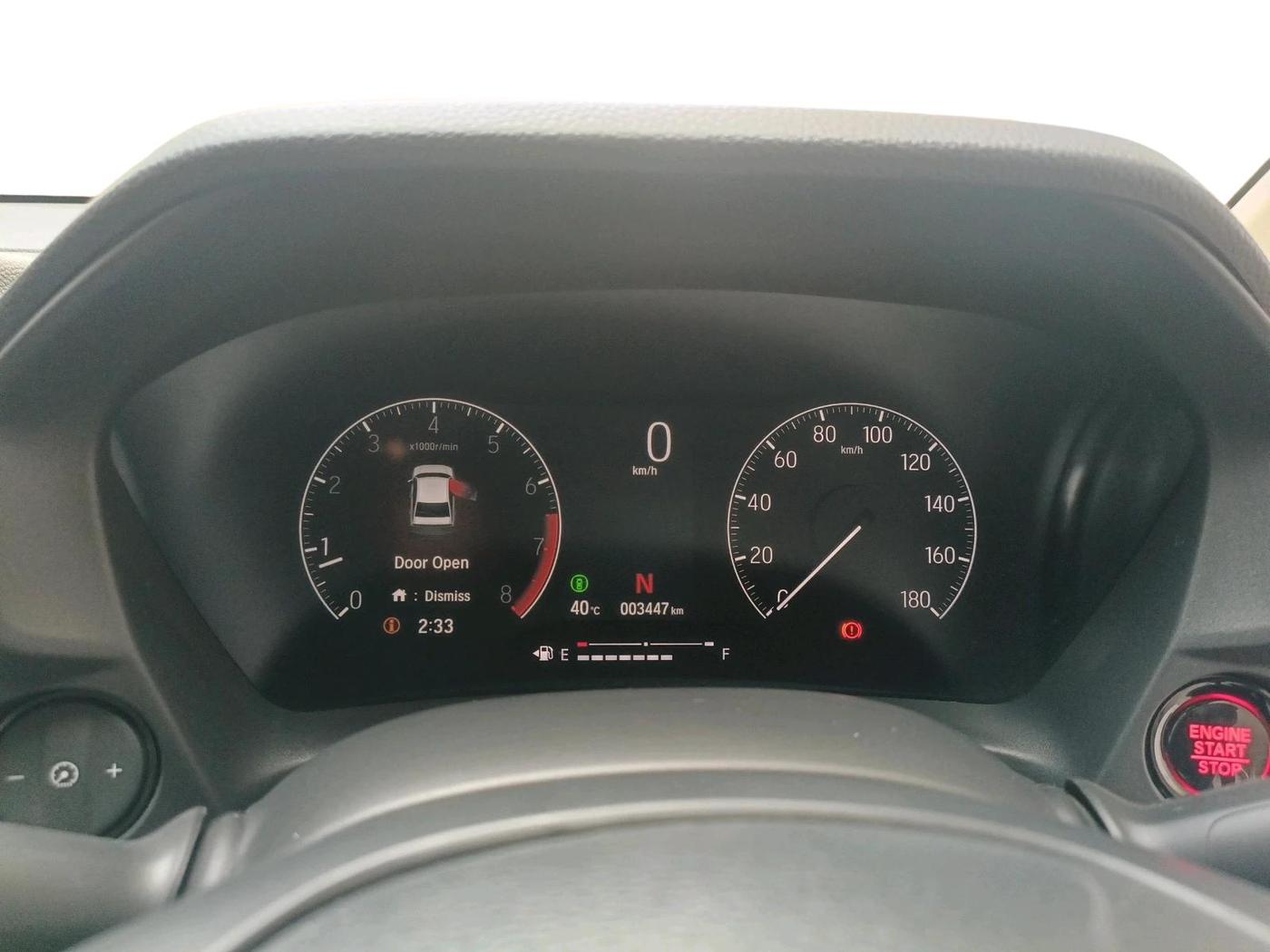 2026 Honda Amaze ZX 1.2 Petrol CVT, Petrol, Automatic, 3,447 km, interior