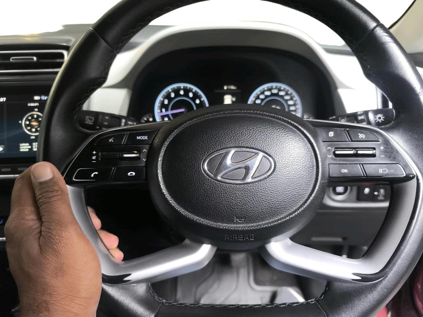 2021 Hyundai Creta SX 1.5 PETROL, Petrol, Manual, 76,414 km, interior