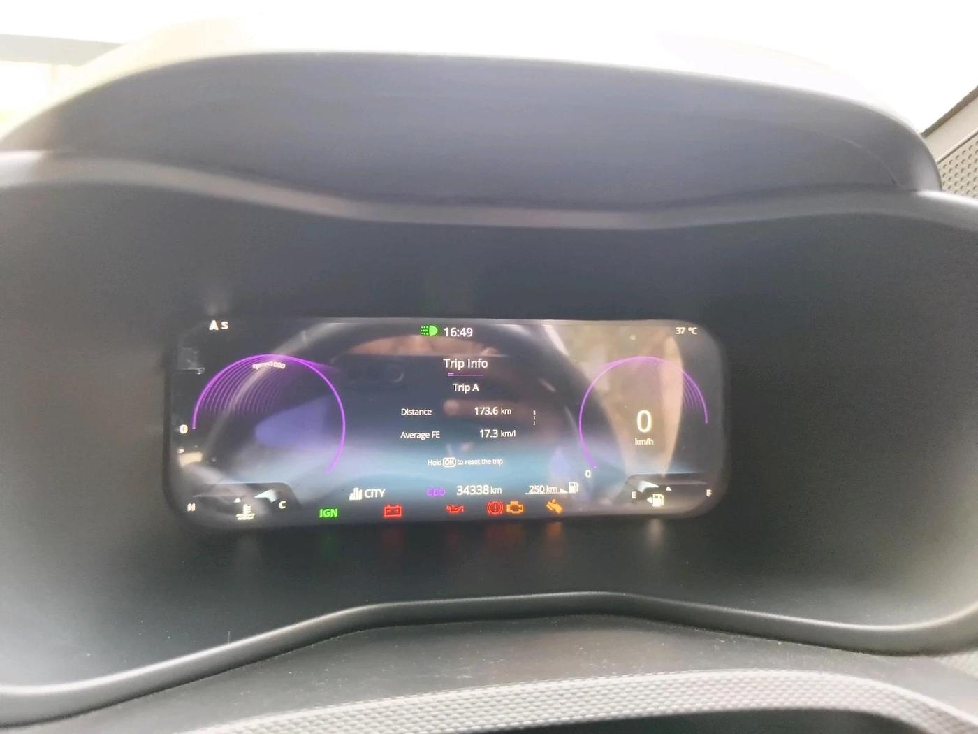2023 Tata NEXON FEARLESS + S P MT, Petrol, Manual, 34,338 km, interior