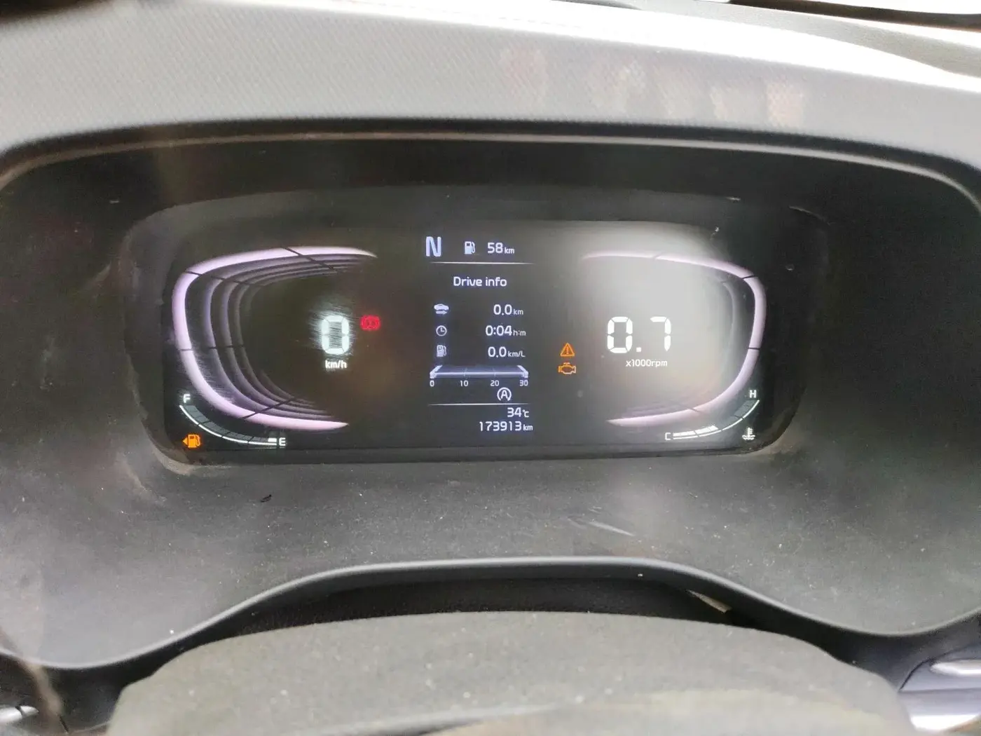 2023 KIA CARENS PREMIUM 1.5 DIESEL IMT 7 STR, Diesel, Manual, 1,73,913 km, interior