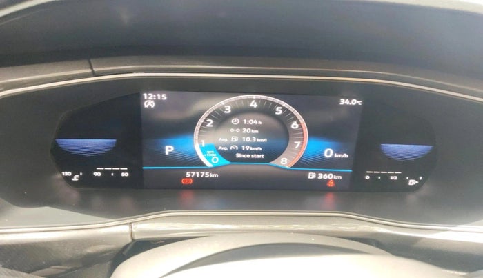 2022 Volkswagen TAIGUN TOPLINE 1.0 TSI AT, Petrol, Automatic, 57,175 km, interior