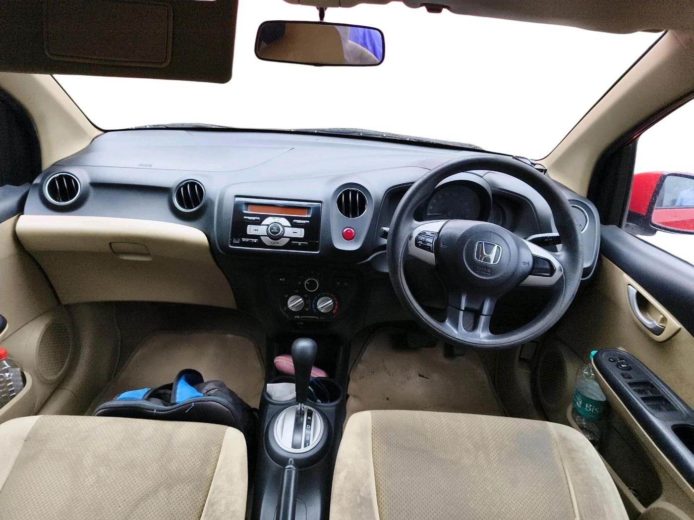 2015 Honda Brio VX AT, Petrol, Automatic, 37,236 km, interior