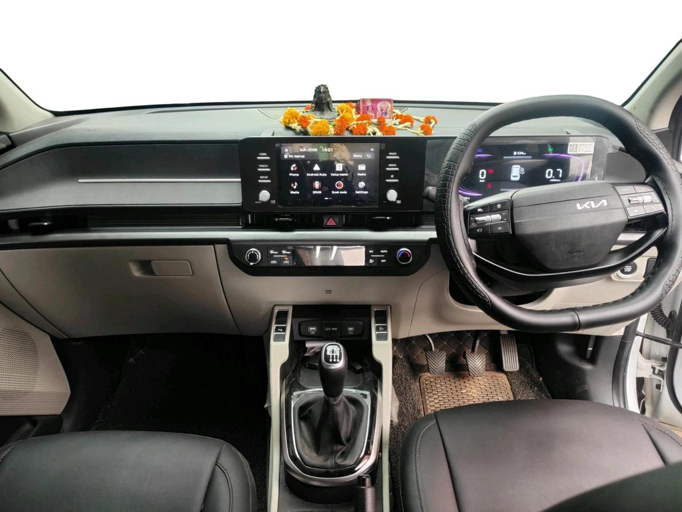 2025 KIA Carens Clavis HTK Plus 1.5 Turbo Petrol MT, Petrol, Manual, 2,355 km, interior
