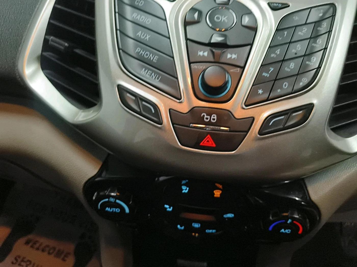 2015 Ford Ecosport TITANIUM 1.5L DIESEL, Diesel, Manual, 78,654 km, interior