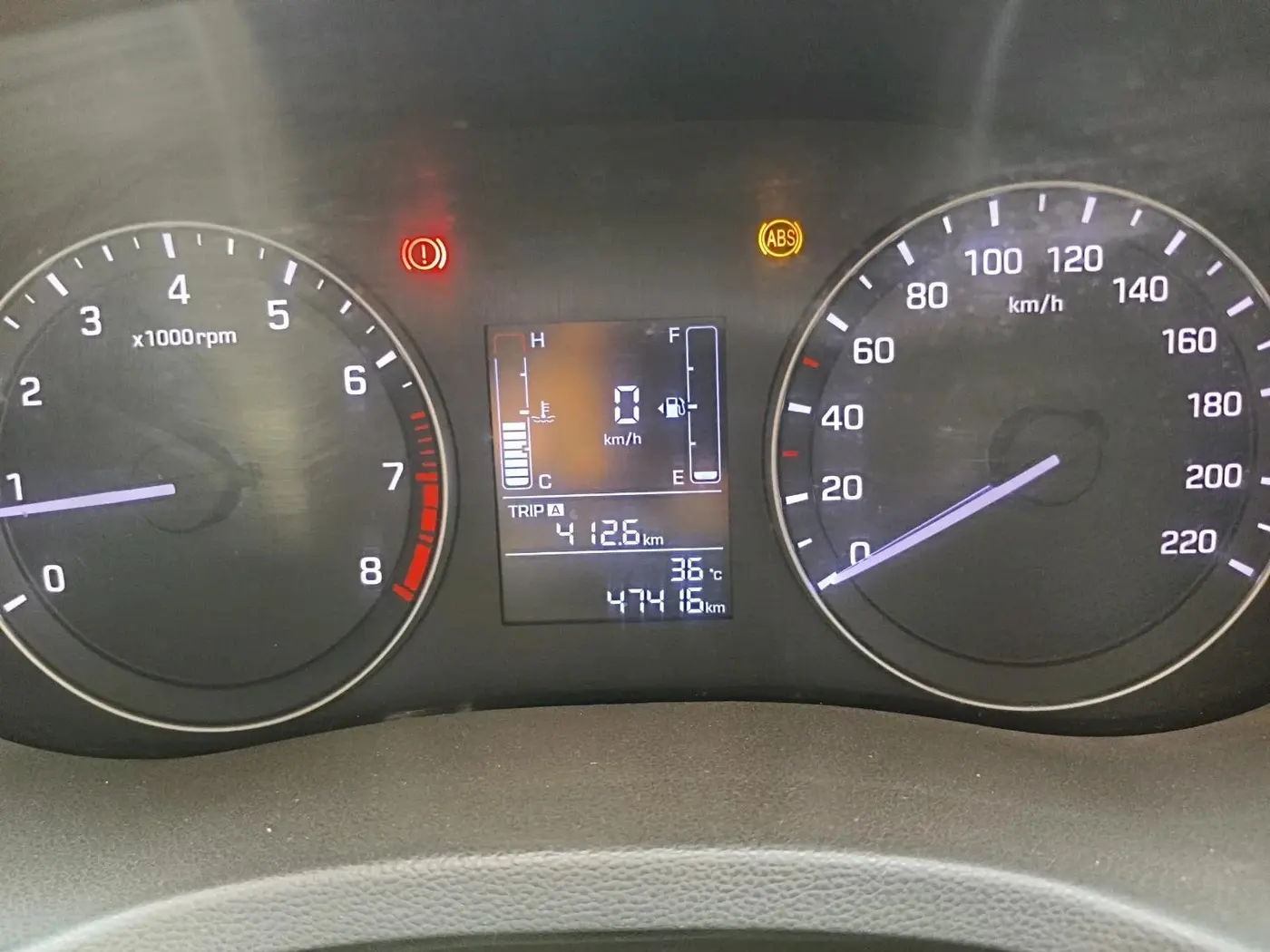 2017 Hyundai Creta SX PLUS 1.6 PETROL, Petrol, Manual, 47,416 km, interior