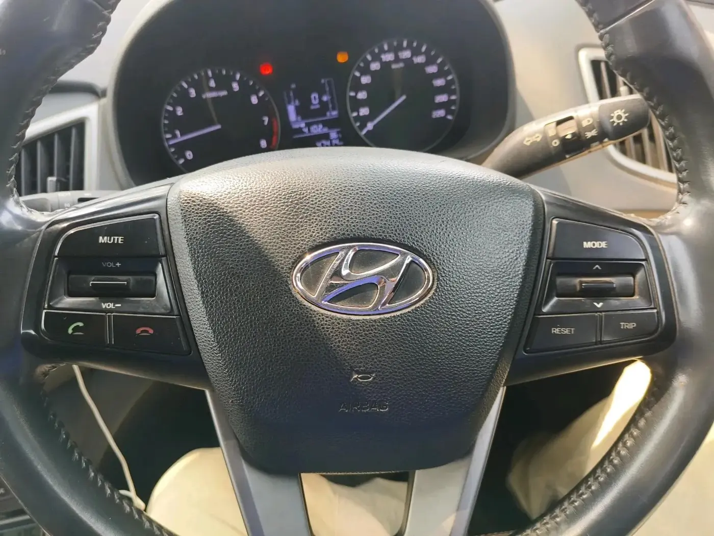 2017 Hyundai Creta SX PLUS 1.6 PETROL, Petrol, Manual, 47,416 km, interior