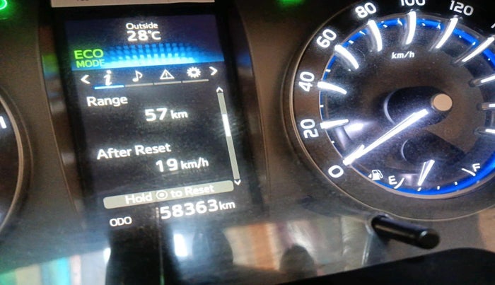 2017 Toyota Innova Crysta 2.4 VX 8 STR, Diesel, Manual, 58,363 km, interior