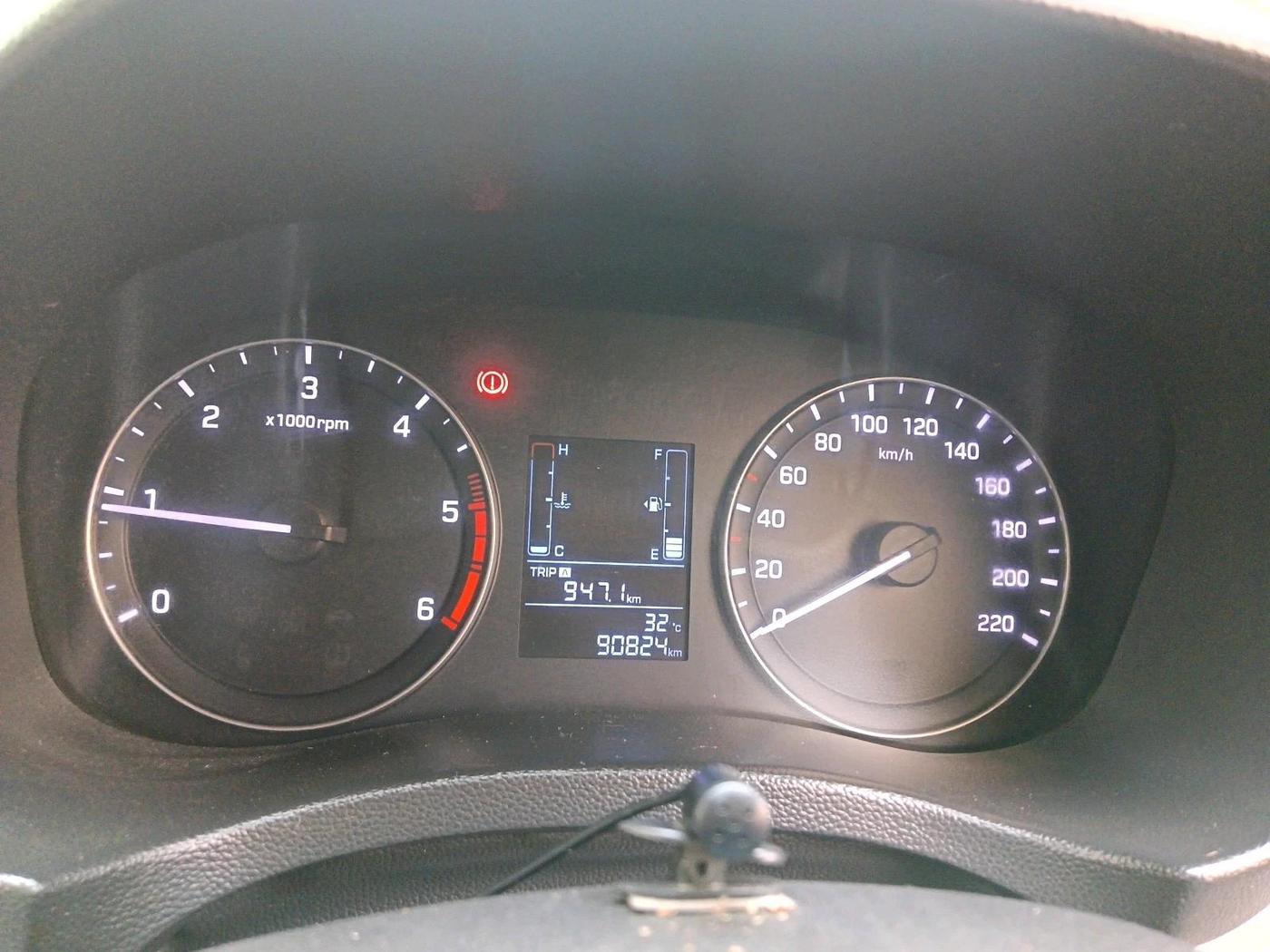 2018 Hyundai Creta SX 1.6 DIESEL, Diesel, Manual, 90,824 km, interior