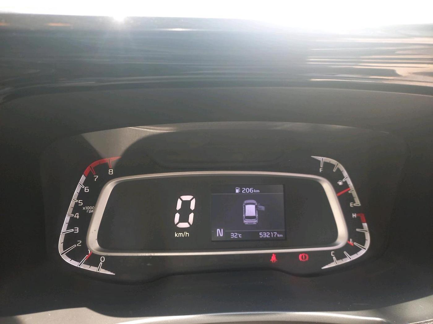2020 KIA SONET HTX 1.0 IMT, Petrol, Manual, 53,217 km, interior