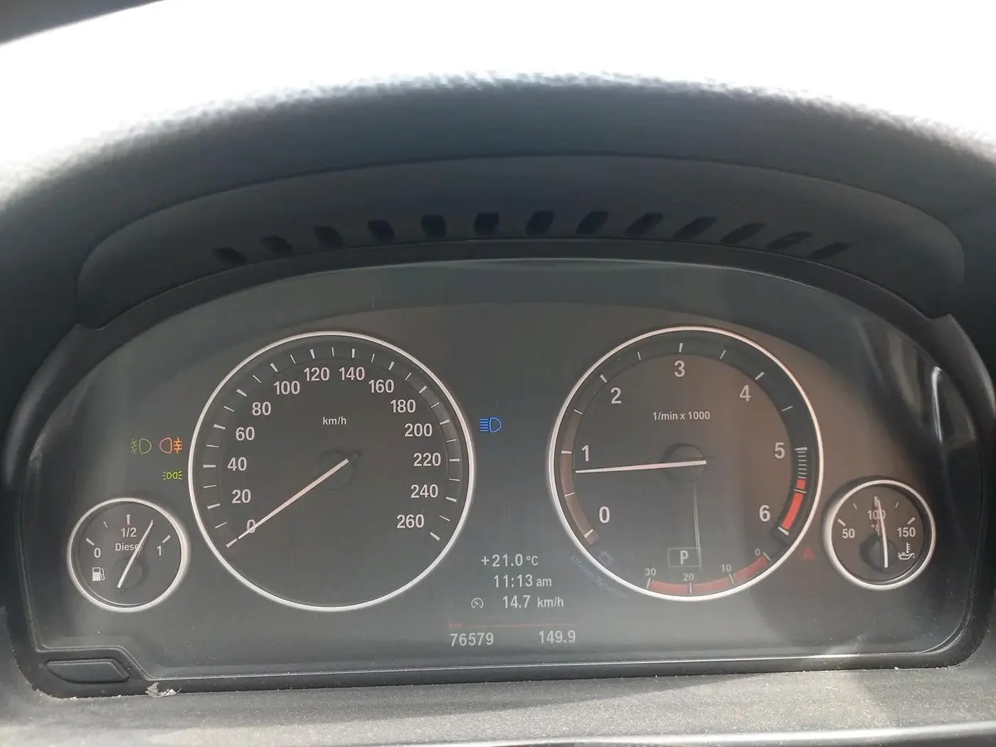 2012 BMW 5 Series 520D 2.0, Diesel, Automatic, 76,579 km, interior