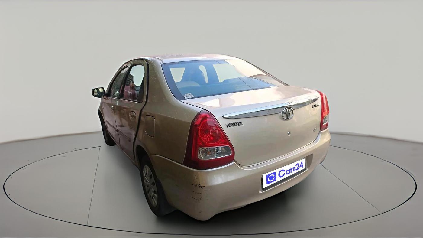 2011 Toyota Etios G, Petrol, Manual, 86,949 km, exterior