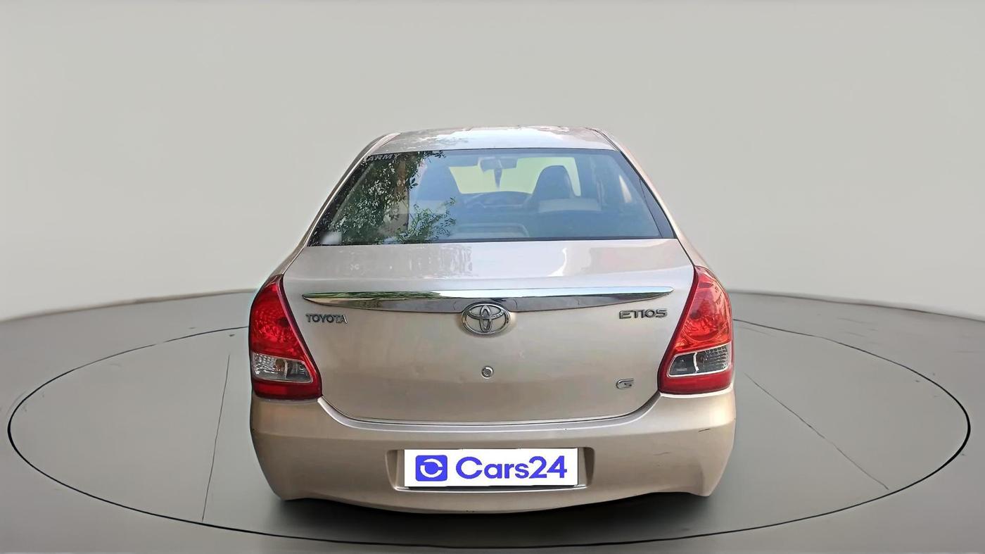 2011 Toyota Etios G, Petrol, Manual, 86,949 km, exterior