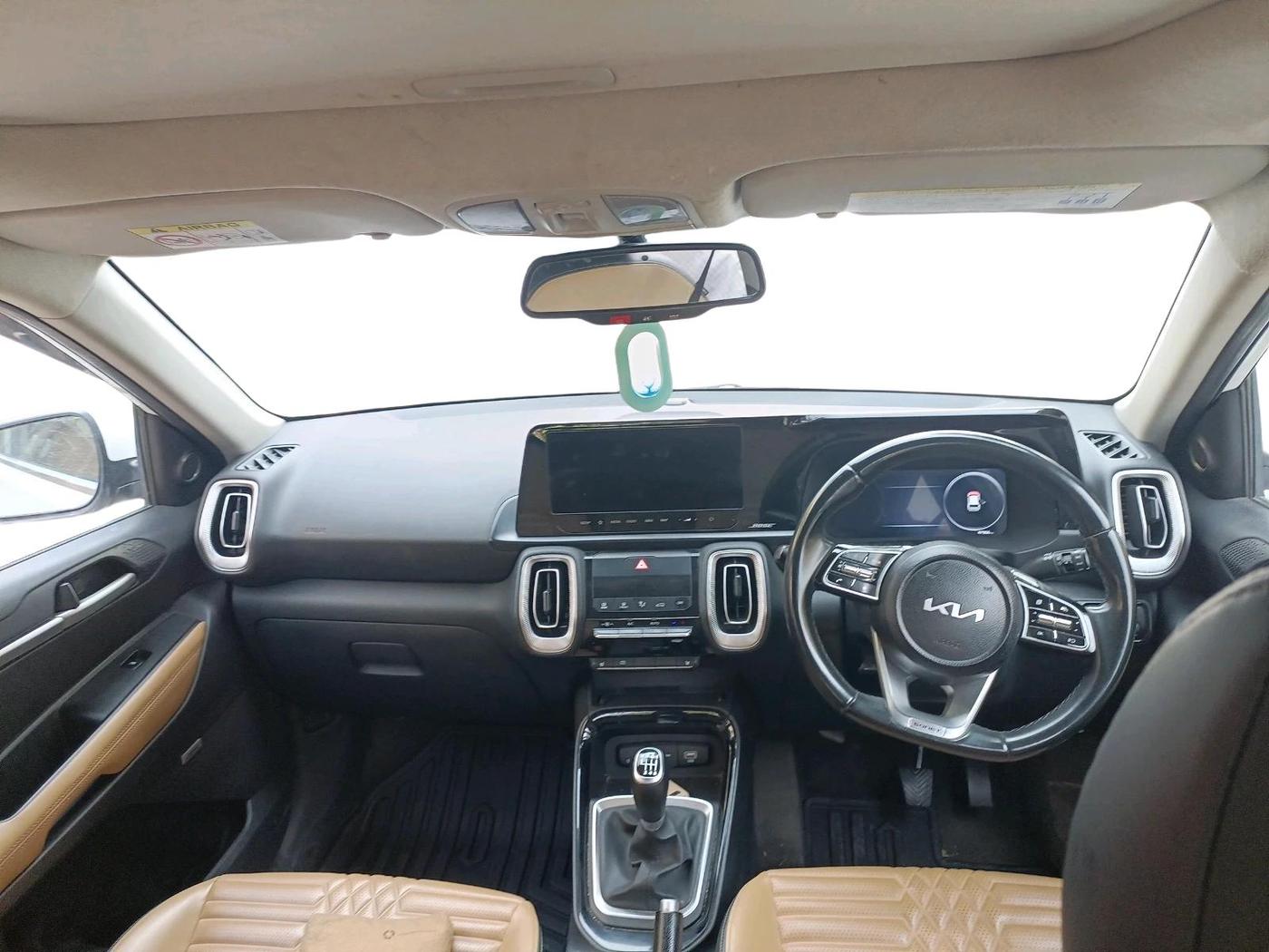 2024 KIA SONET HTX PLUS 1.0 TURBO PETROL IMT, Petrol, Manual, 47,966 km, interior