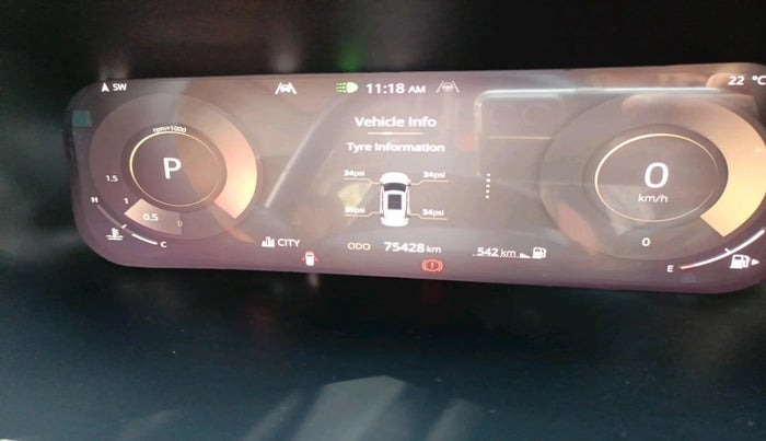 2023 Tata Safari Accomplished Plus AT, Diesel, Automatic, 75,428 km, interior