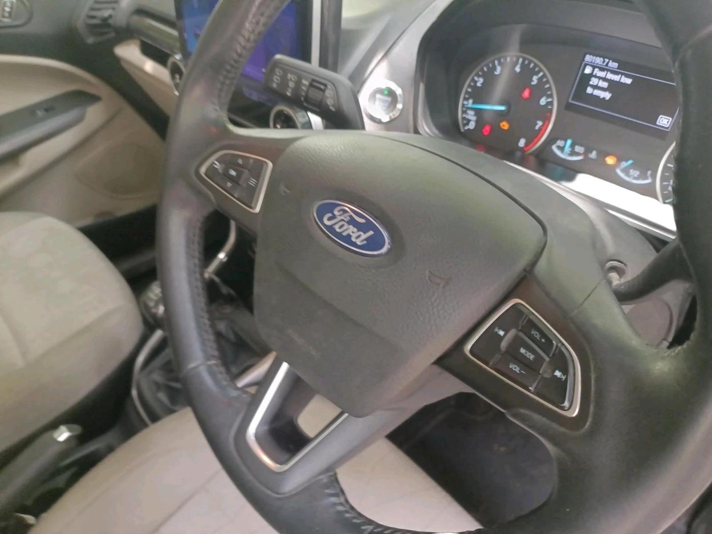 2019 Ford Ecosport TITANIUM + 1.5L PETROL, Petrol, Manual, 80,700 km, interior