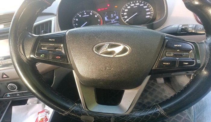 2017 Hyundai Creta E PLUS 1.6 PETROL, Petrol, Manual, 1,32,700 km, interior