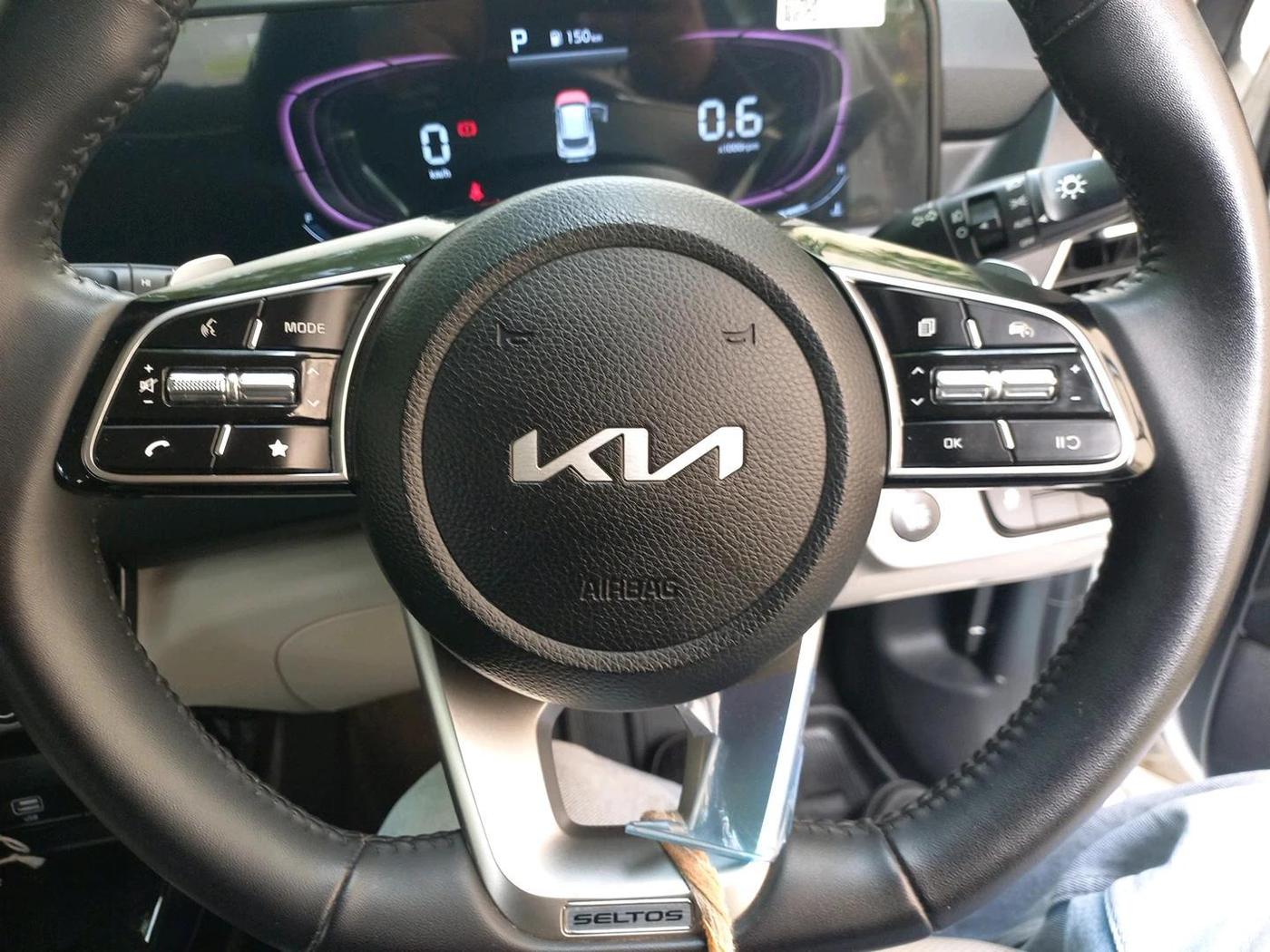 2024 KIA SELTOS HTX IVT, Petrol, Automatic, 27,692 km, interior