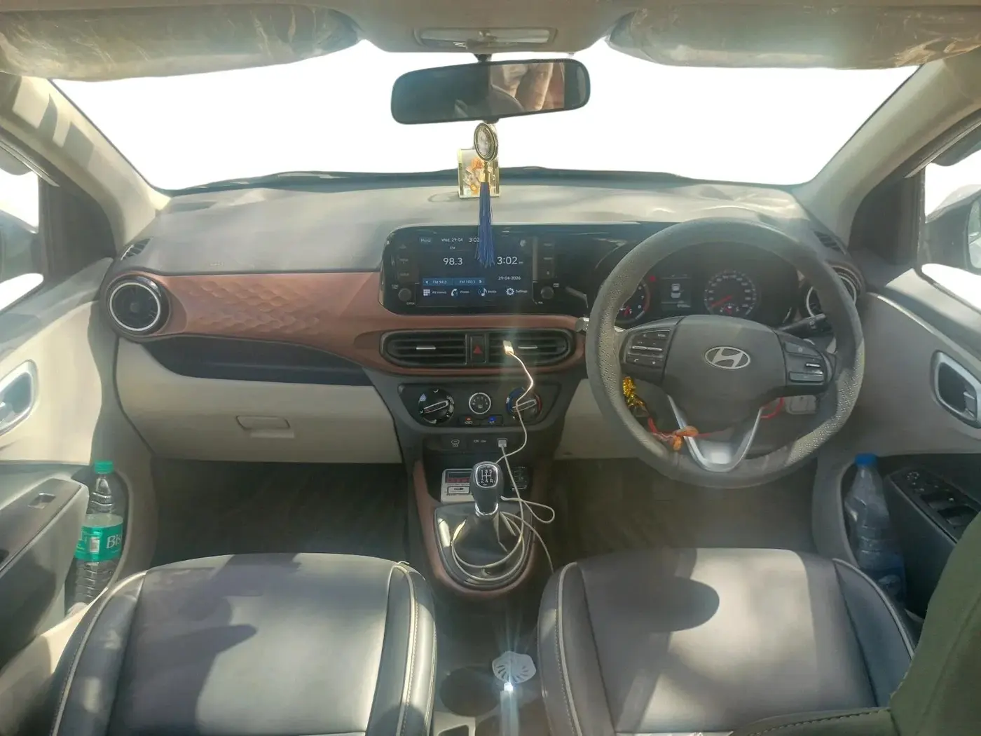 2023 Hyundai AURA SX 1.2 CNG, CNG, Manual, 57,058 km, interior